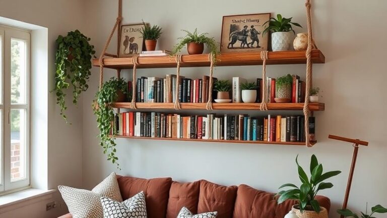 How to Make a Hanging Bookshelf for Under $20