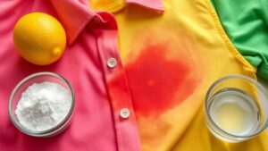 frugal bleach stain remedy