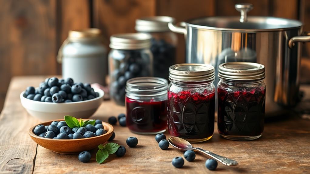 affordable homemade blueberry jam