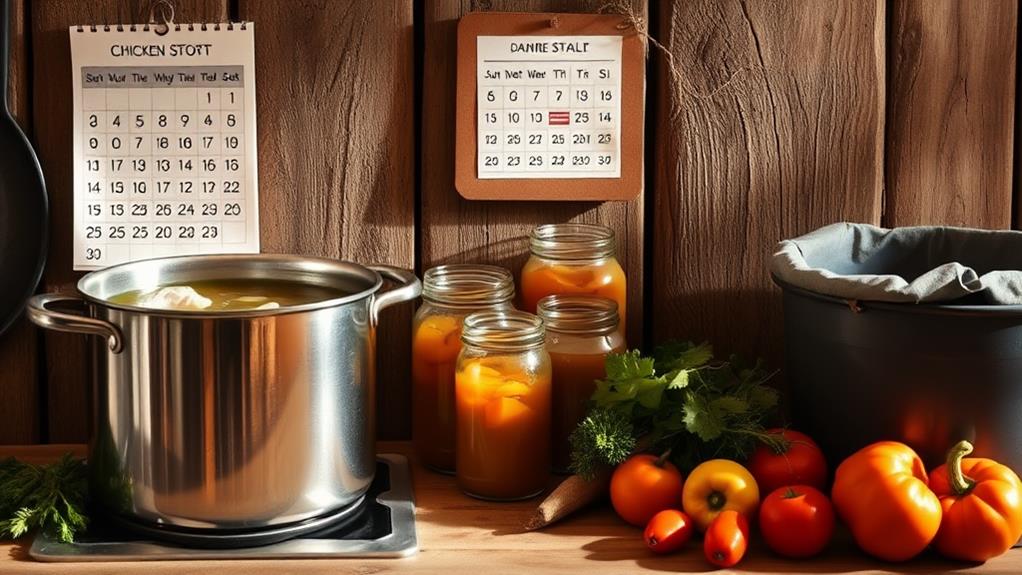 chicken stock shelf life