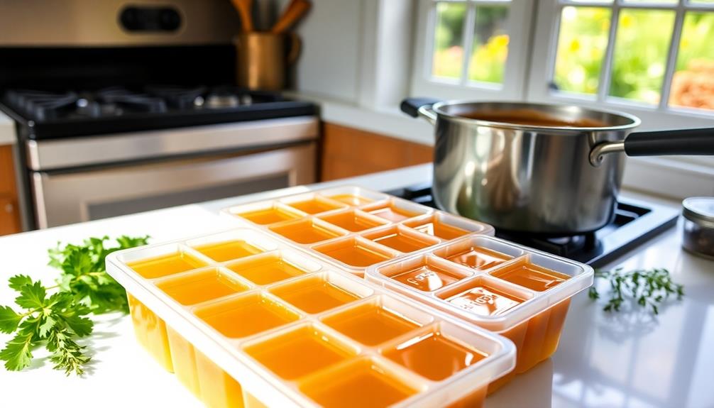 chilled poultry broth storage