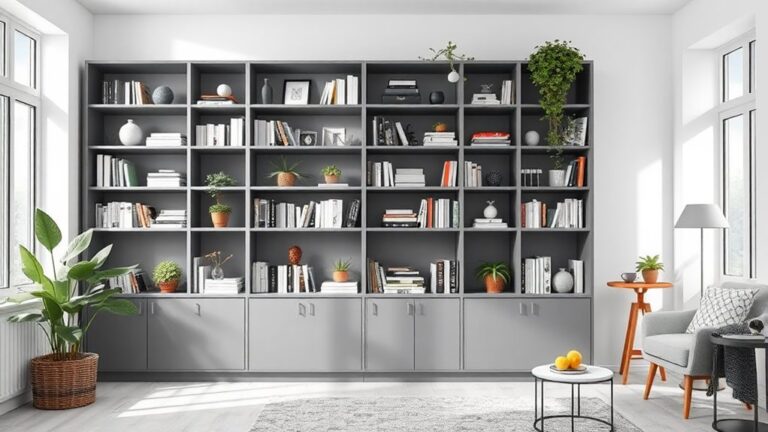 Gray Bookshelf Ideas for a Modern and Budget-Friendly Home