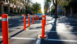 affordable stanchions for parking