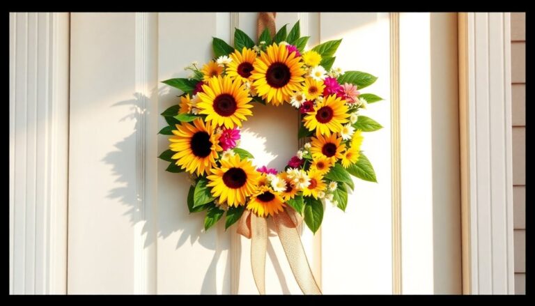 DIY Summer Front Door Wreaths: Affordable Decor Ideas