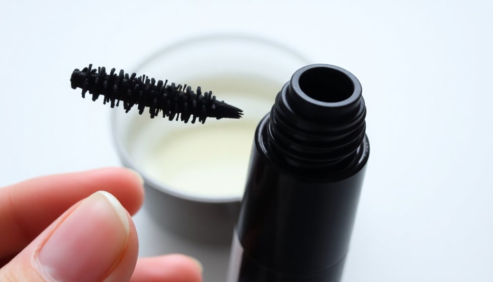 dry mascara application hazards