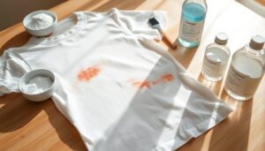 fixing bleach stains easily