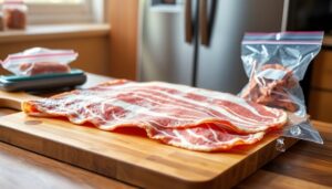 freeze bacon for savings