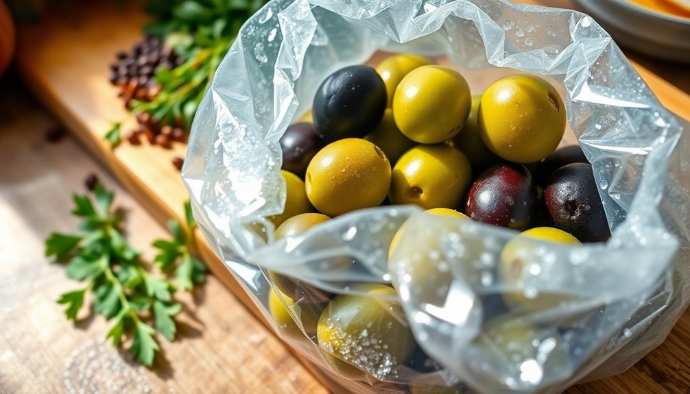 freezing olives for preservation