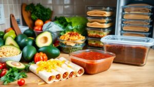 make ahead freezer enchiladas