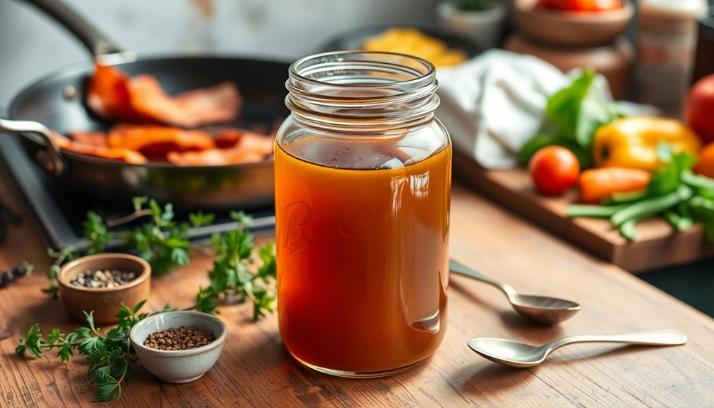 safe bacon grease storage