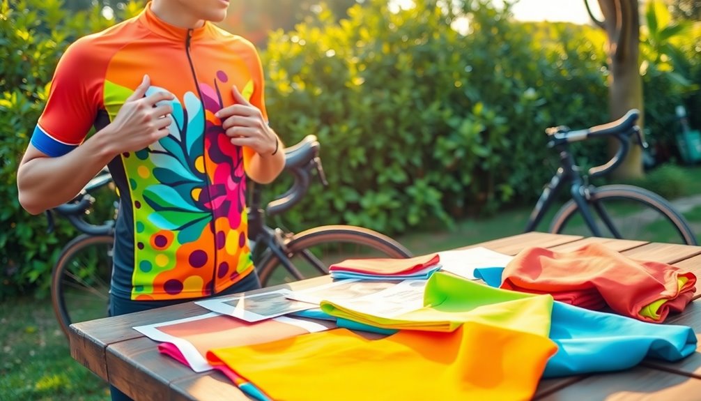 custom affordable bicycling shirts