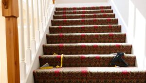 diy carpet stair renovation