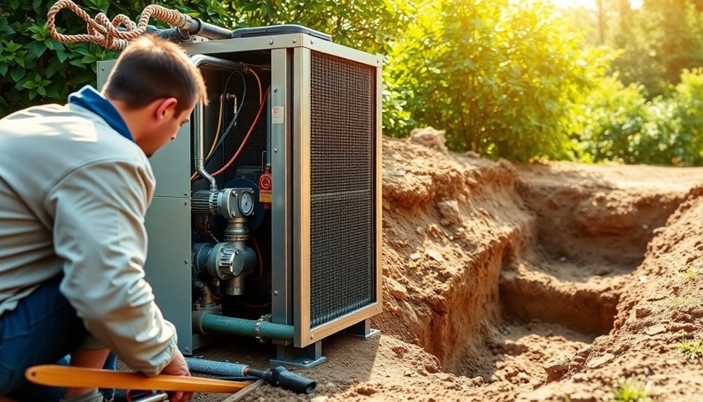 heat pump installation process