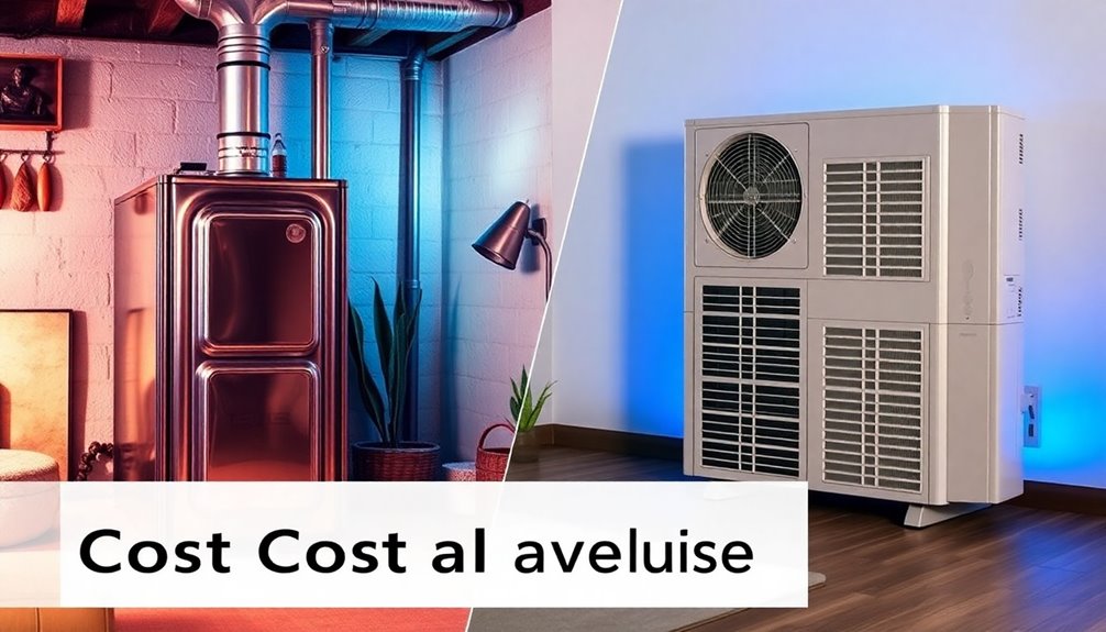 oil versus heat pump costs