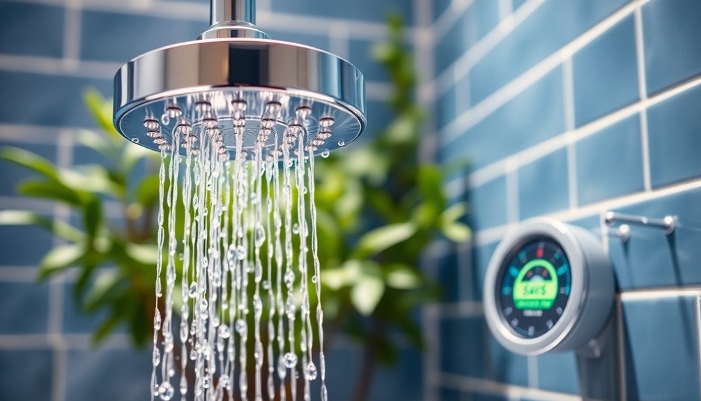 water saving shower head options