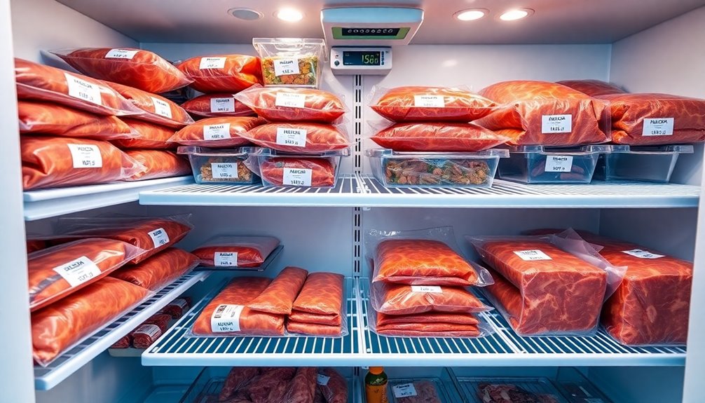 freezer organization for efficiency