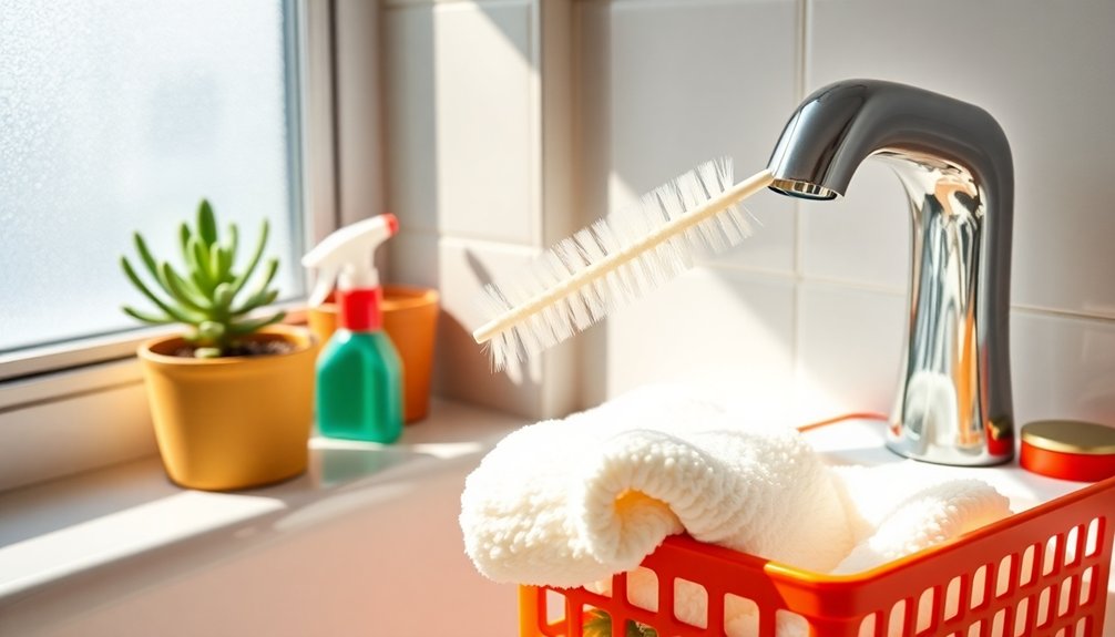germ free bathroom cleaning tips