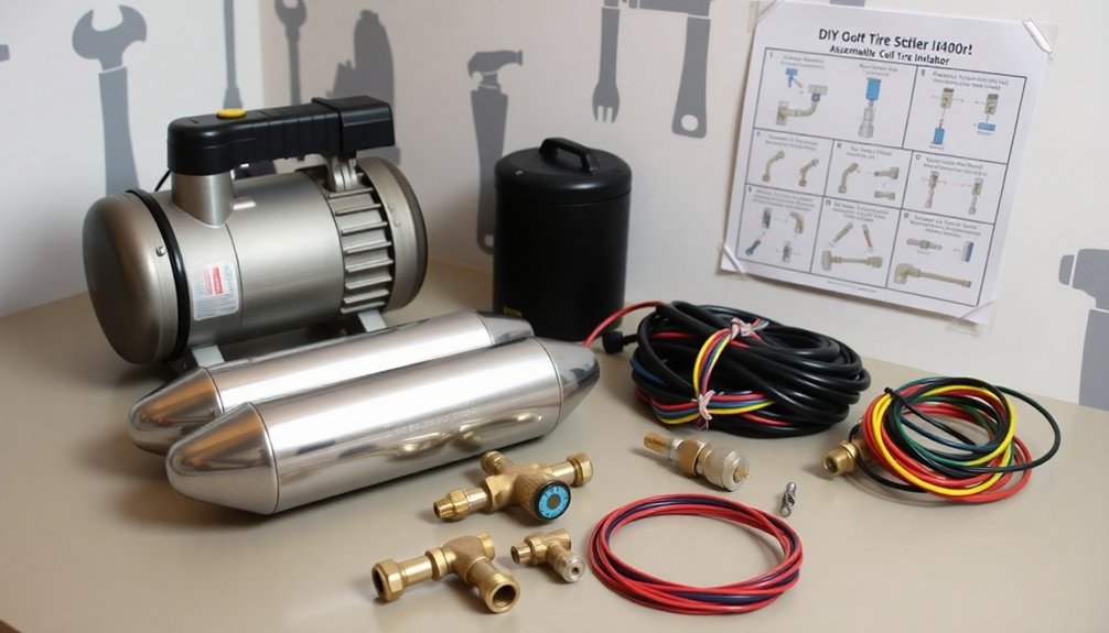 tire inflator assembly process