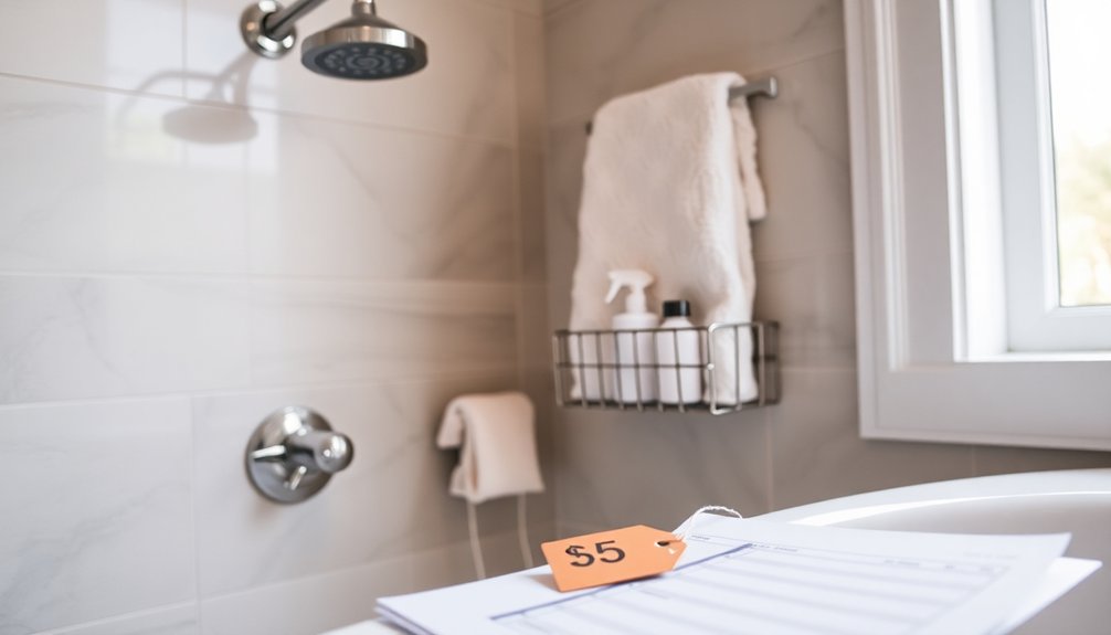 budget friendly shower additions