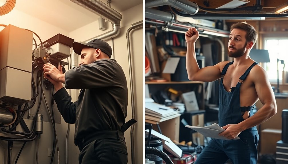 diy vs professional hvac costs