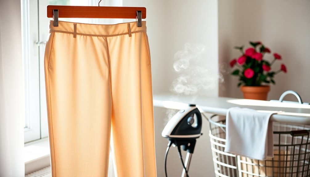 refresh dress pants naturally