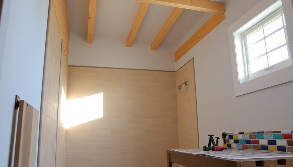 shower slope adjustment planning