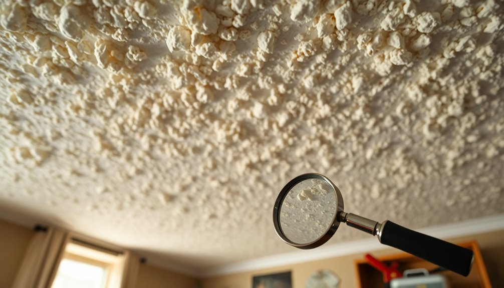 asbestos ceiling inspection guidance
