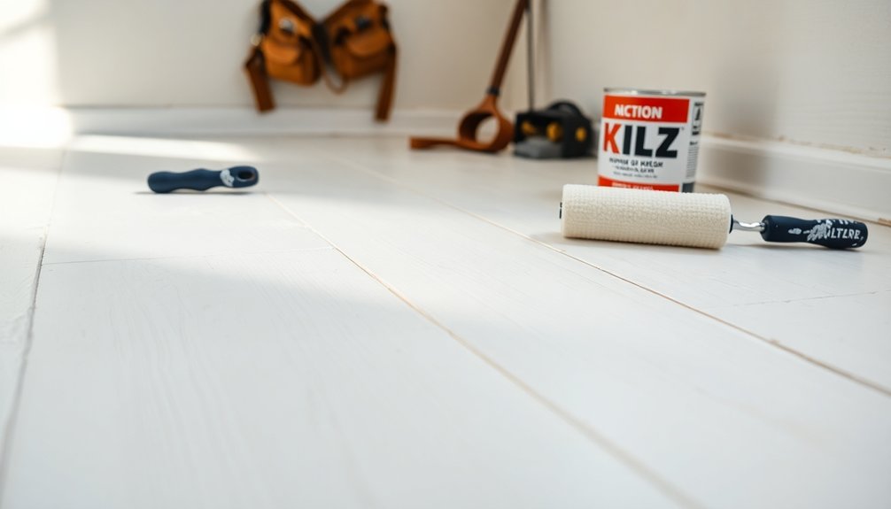 cost effective subfloor painting