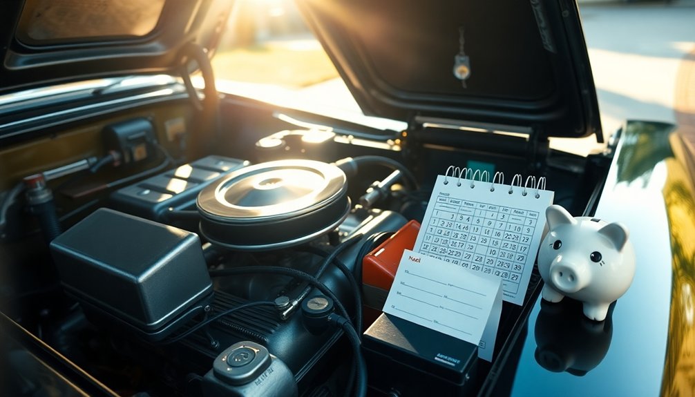 efficient vehicle maintenance timing