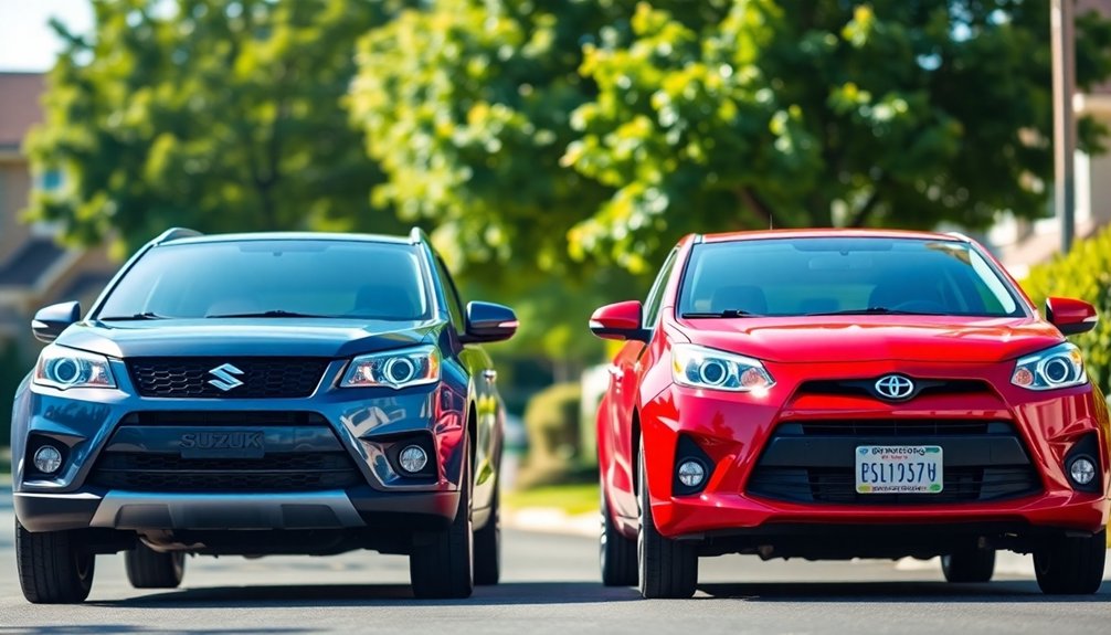 suzuki sx4 versus scion xa