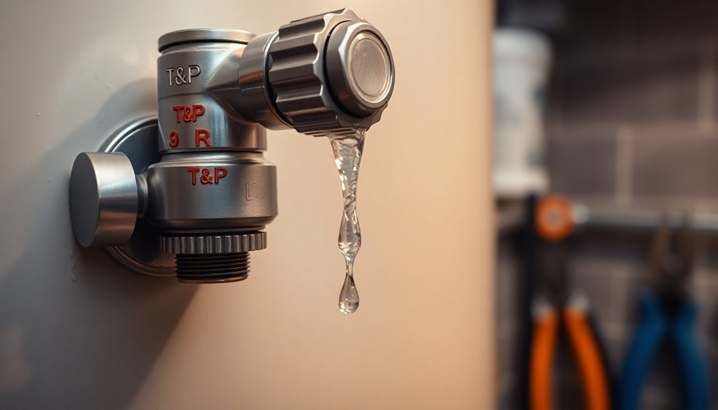 leaking tpr valve signs