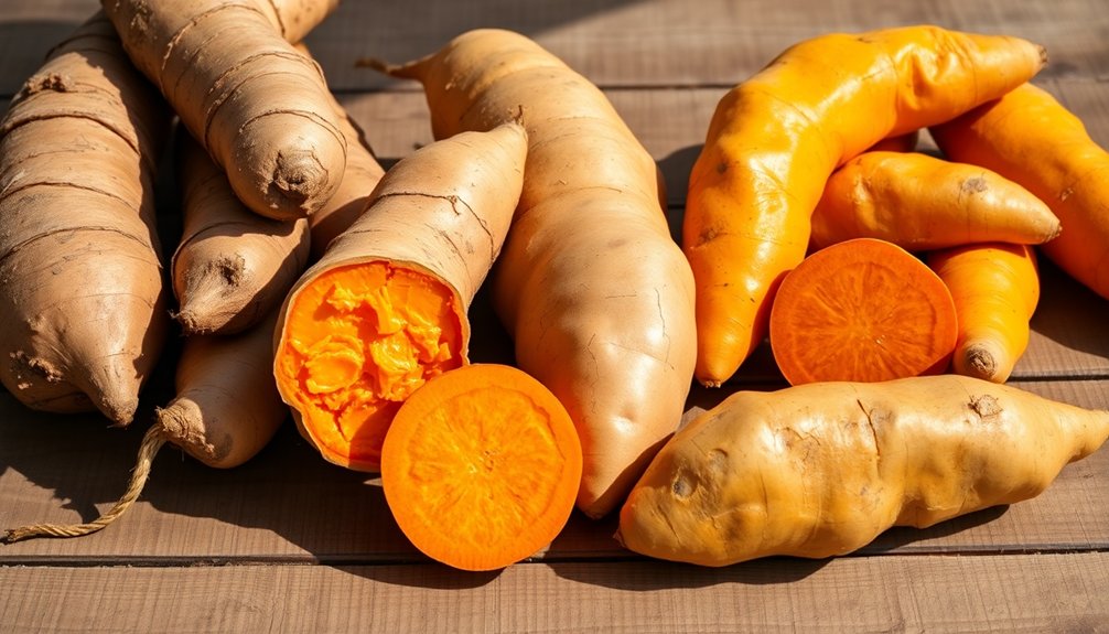 distinct root vegetable differences