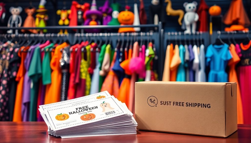 free shipping halloween promotions