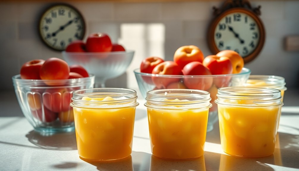 freeze applesauce to preserve