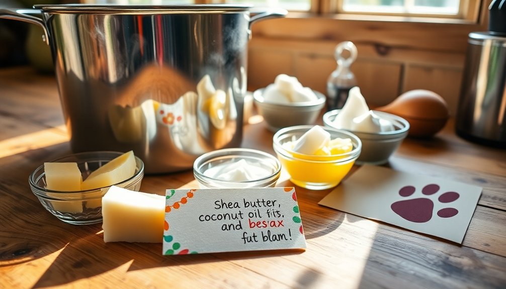 homemade cat paw balm