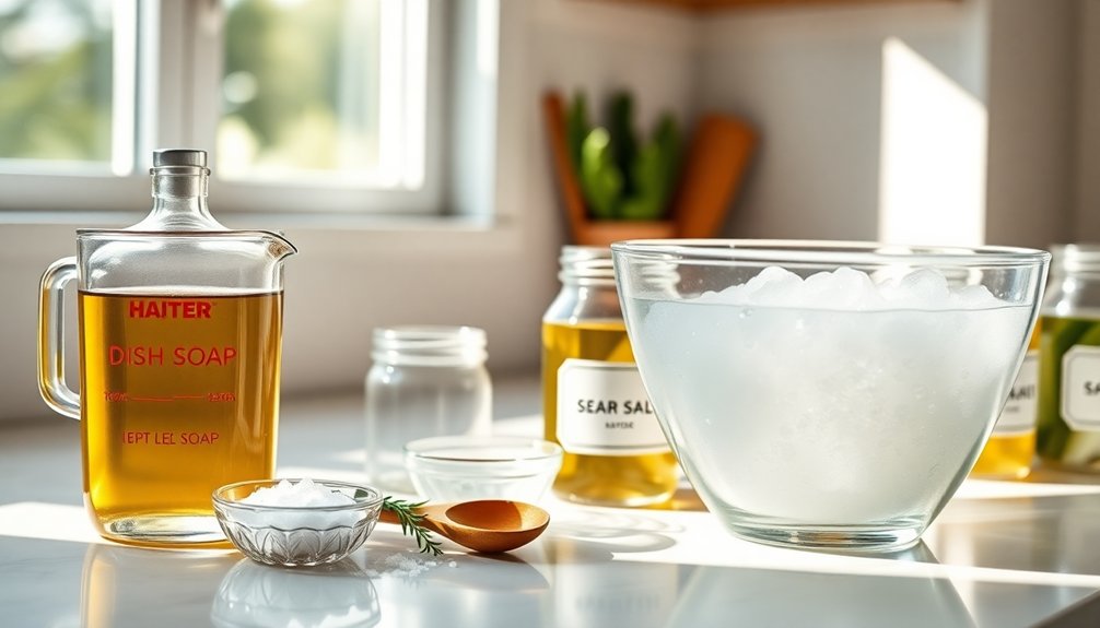 homemade liquid dish soap