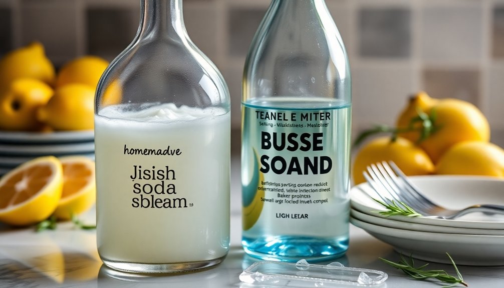 homemade vs commercial dish soap