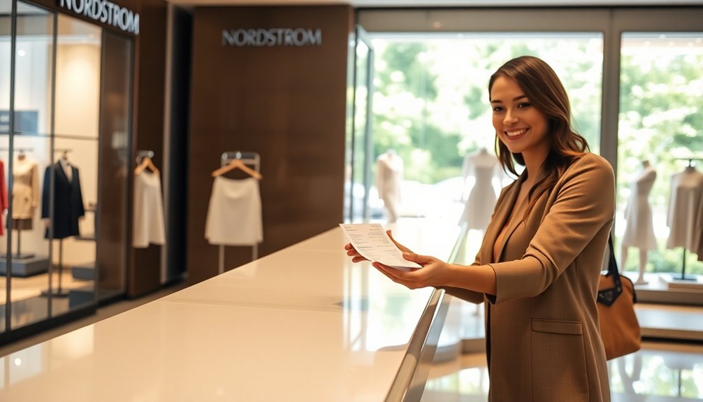 nordstrom cash back process