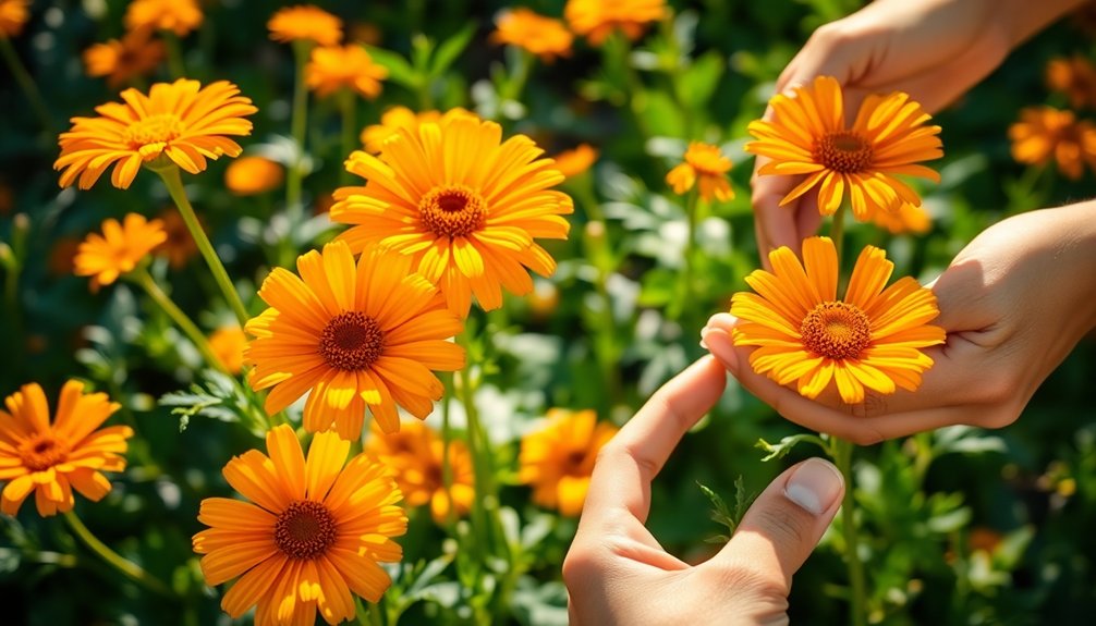 optimal calendula harvest timing