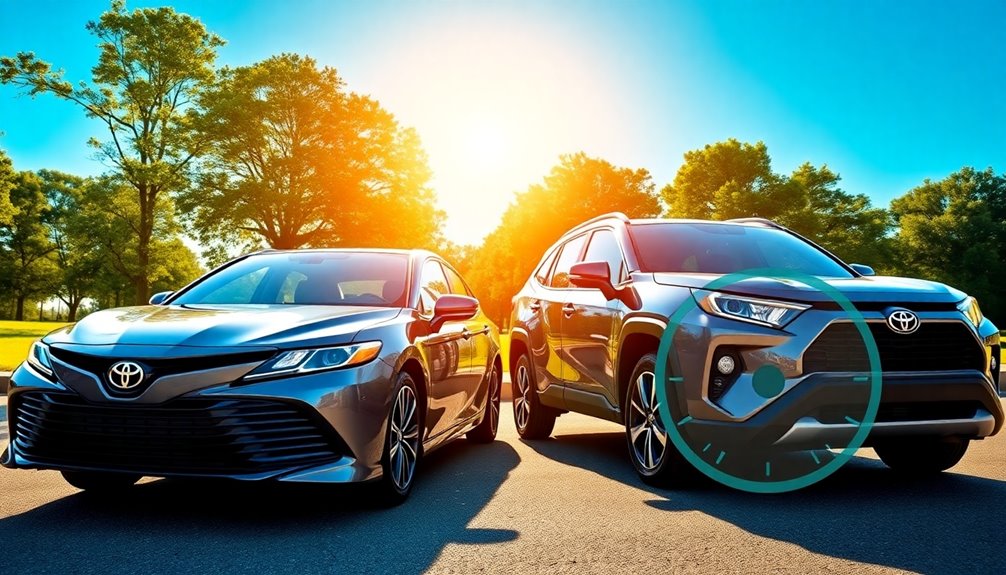 camry outperforms rav4 efficiency