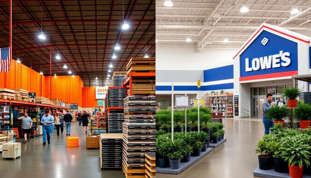 distinct shopping atmospheres compared