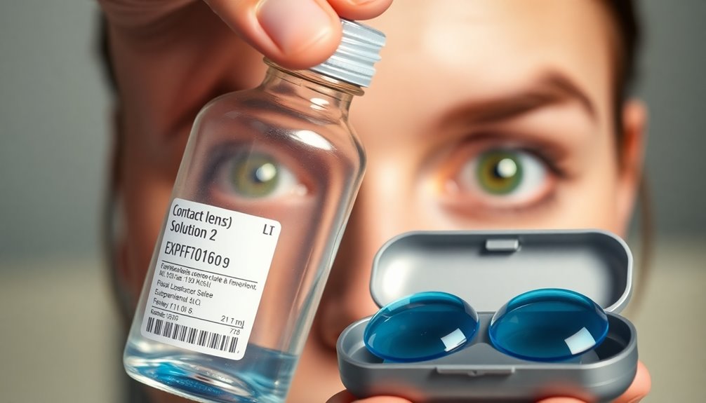 expired solution risks infections