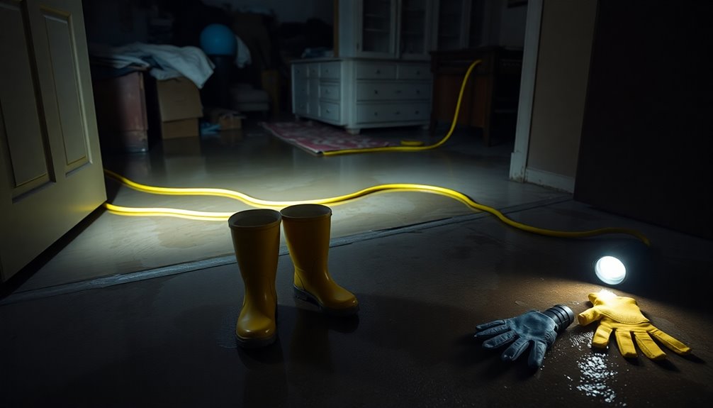 flooded basement safety precautions