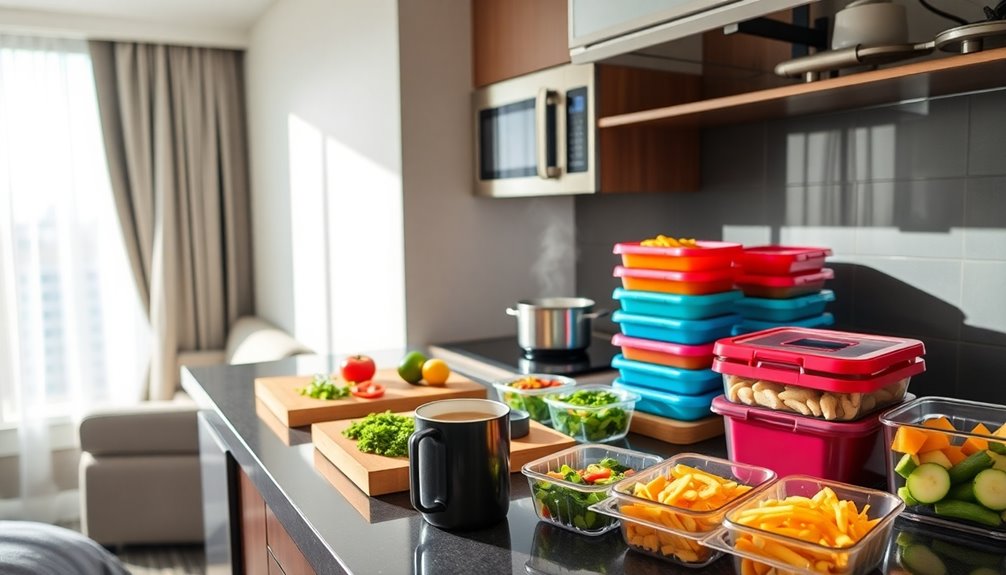 hotel meal prep tips