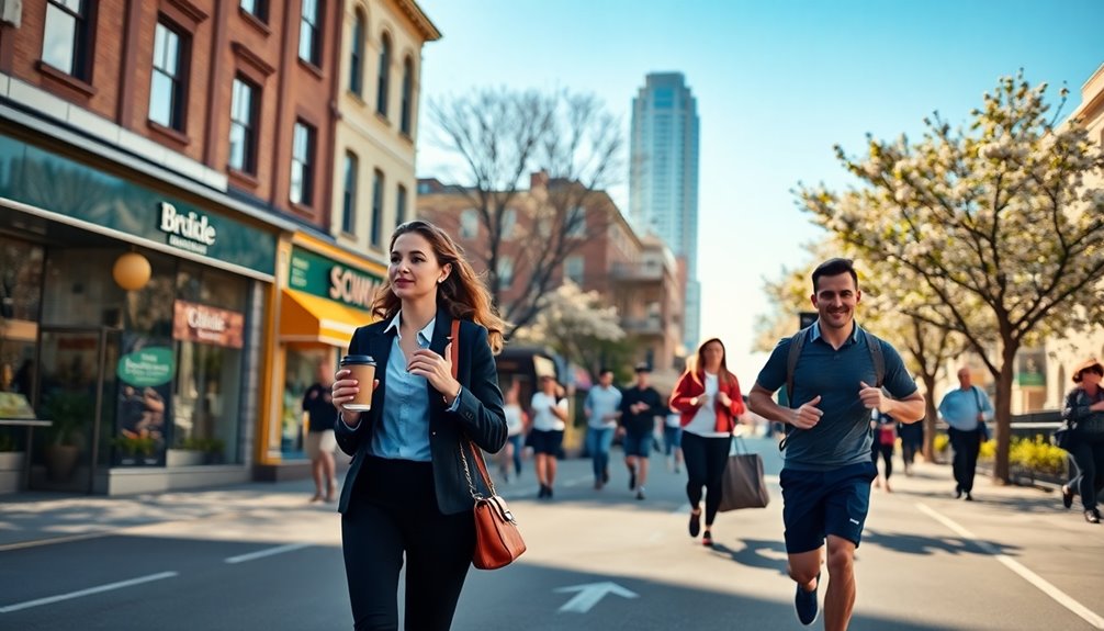 ideal walking distance 0 5 miles