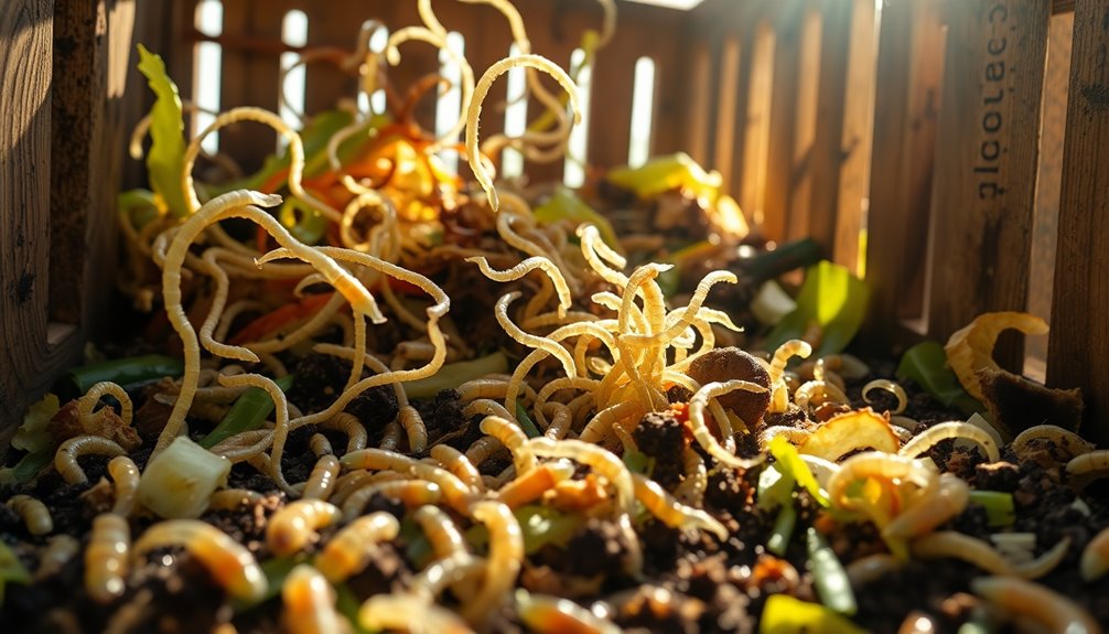 maggot infestation in compost