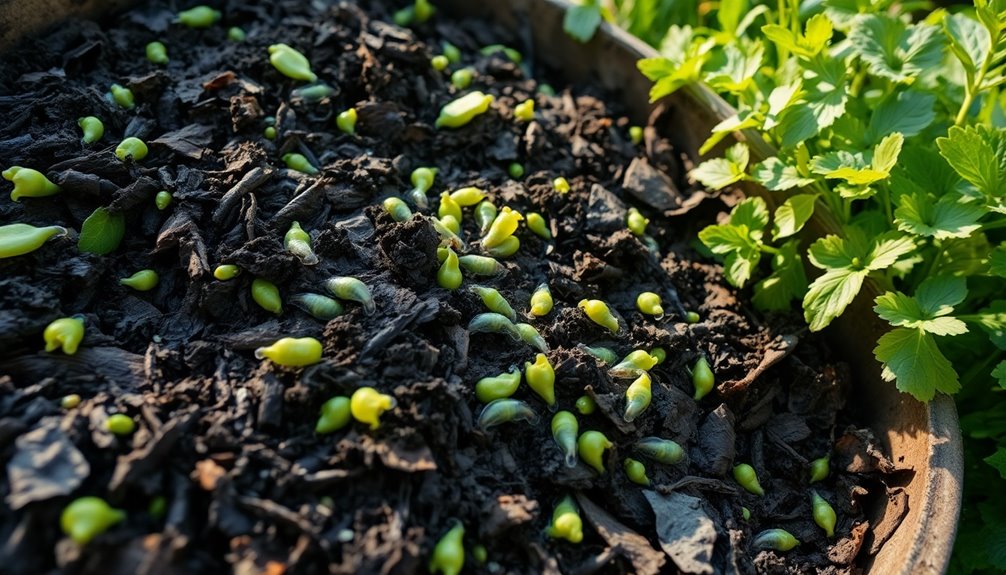 maggots thrive in compost