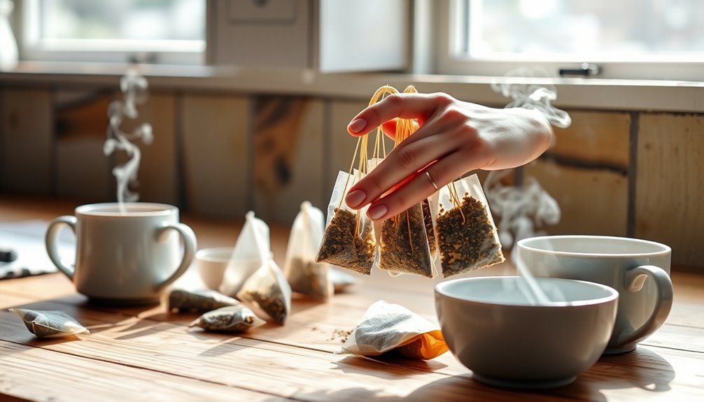 reuse tea bags wisely