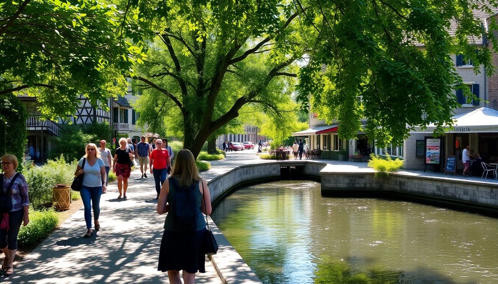scenic stroll along innpromenade