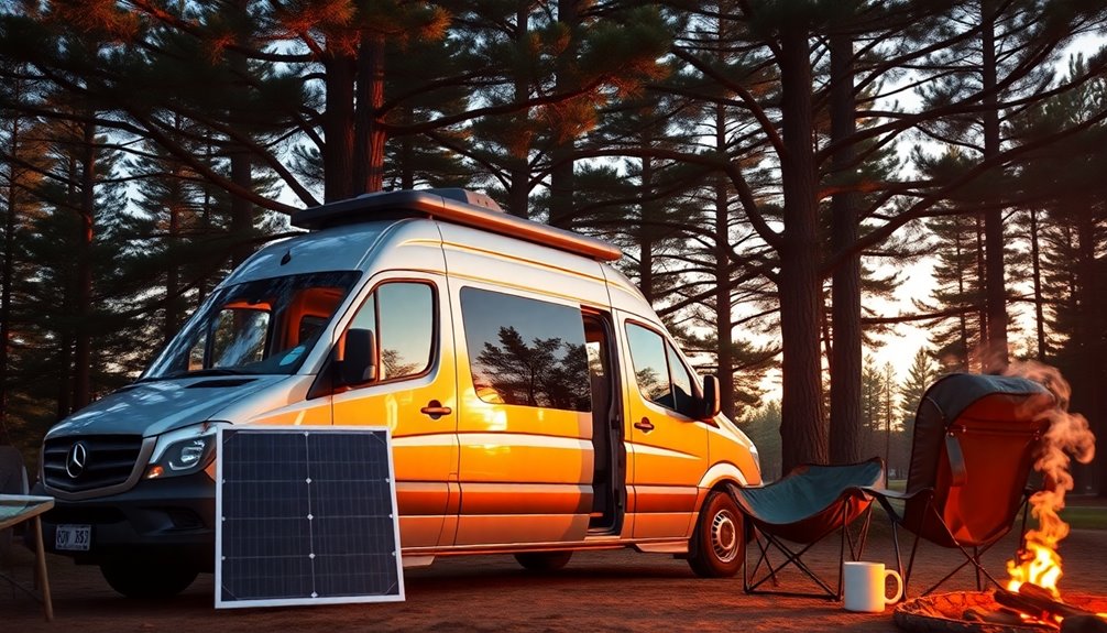 sprinter van engine idling tips